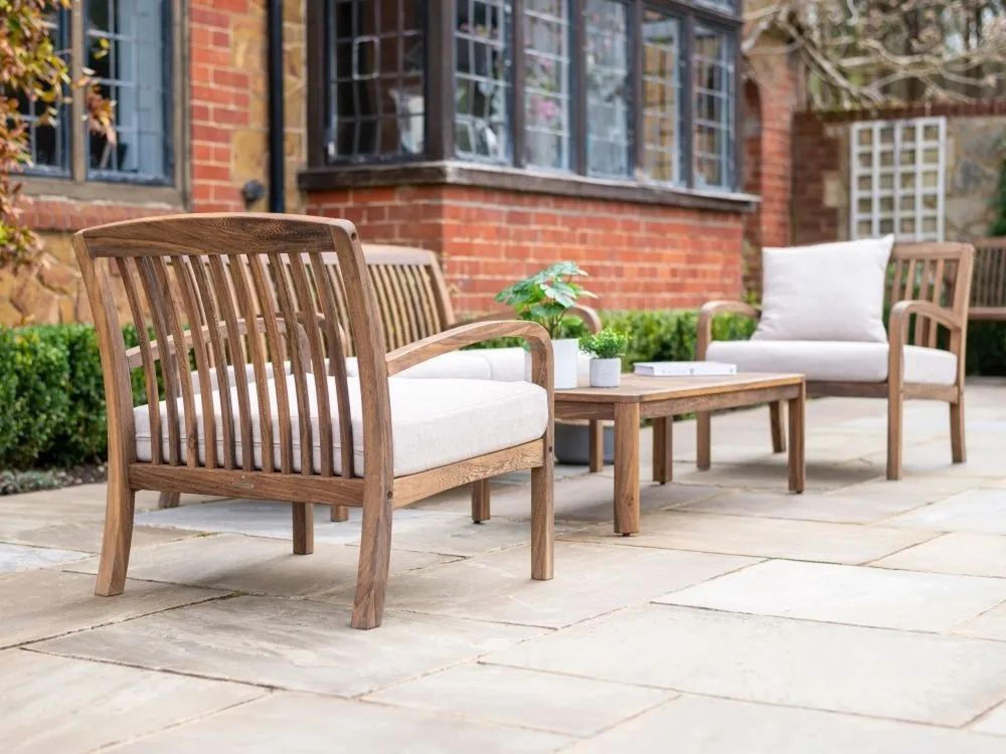 Product photograph of Alexander Rose Bolney Brown Coffee Table from Choice Furniture Superstore.