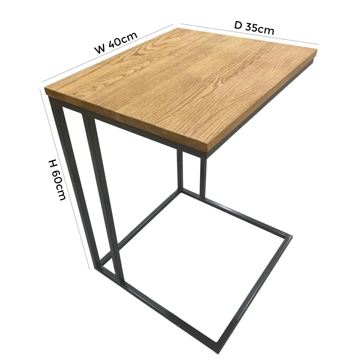 Product photograph of Trend Oak End Table from Choice Furniture Superstore.