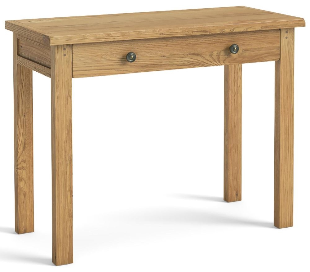Product photograph of Belden Oak Office Desk from Choice Furniture Superstore.
