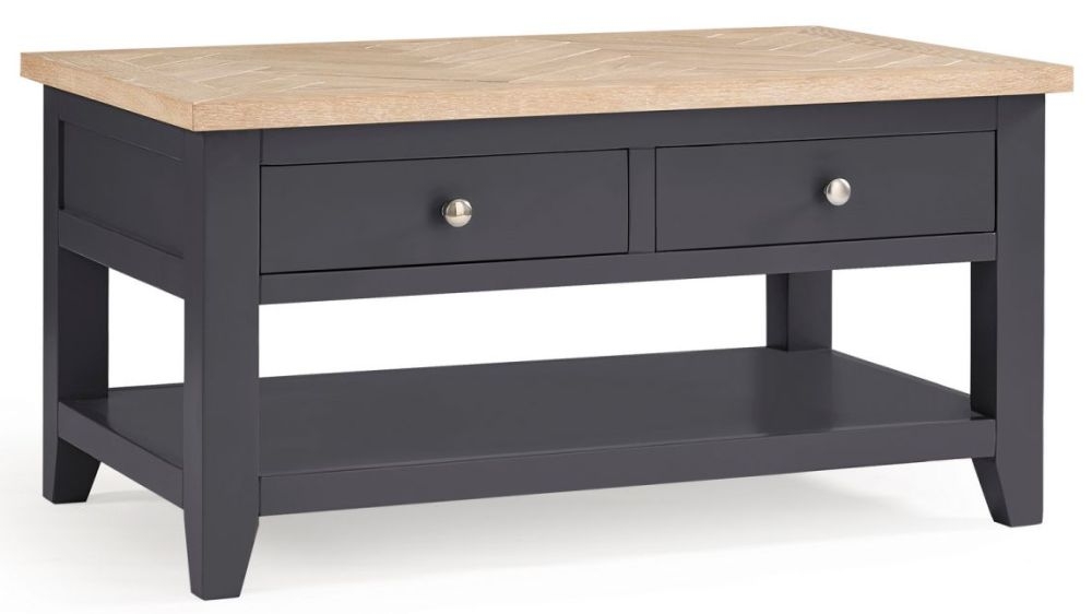 Product photograph of Bordeaux Dark Grey Coffee Table from Choice Furniture Superstore.