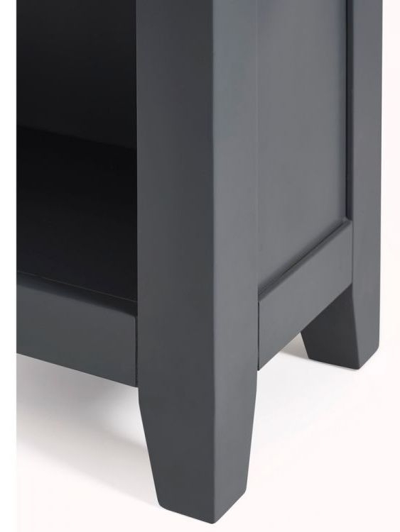 Product photograph of Bordeaux Dark Grey Tall Bookcase from Choice Furniture Superstore.