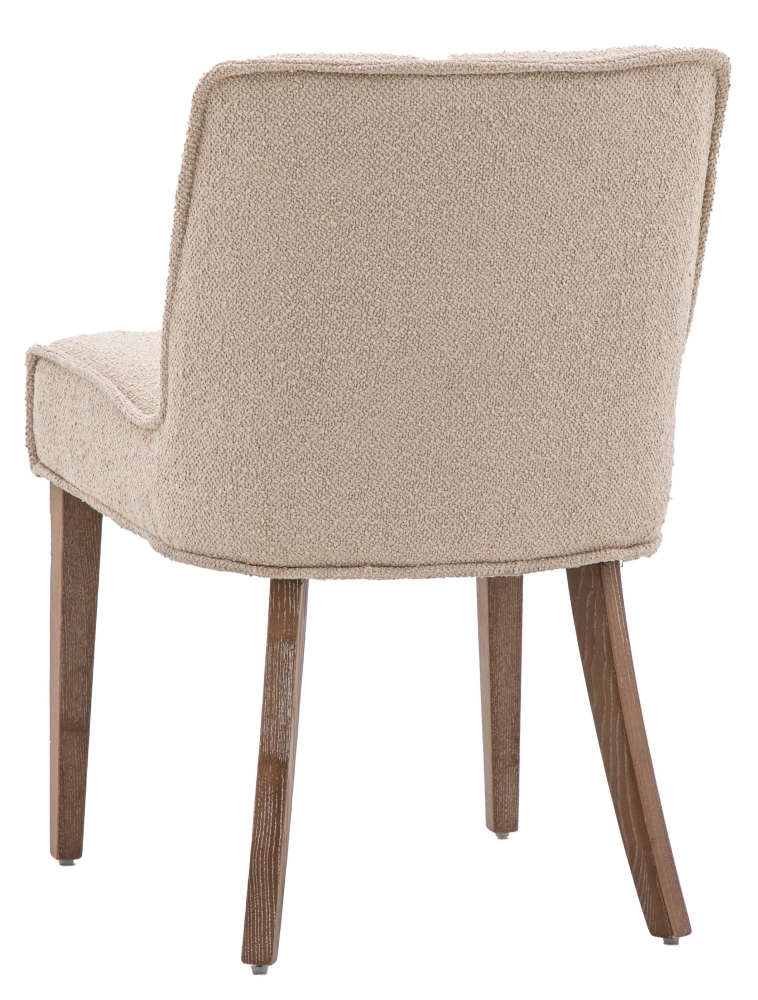 Product photograph of Peterborough Upholstered Taupe Dining Chair Sold In Pairs from Choice Furniture Superstore.