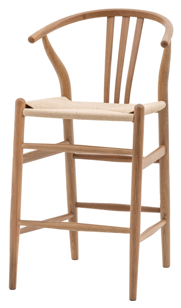 Product photograph of Set Of 2 Whitney Natural Bar Stool from Choice Furniture Superstore.