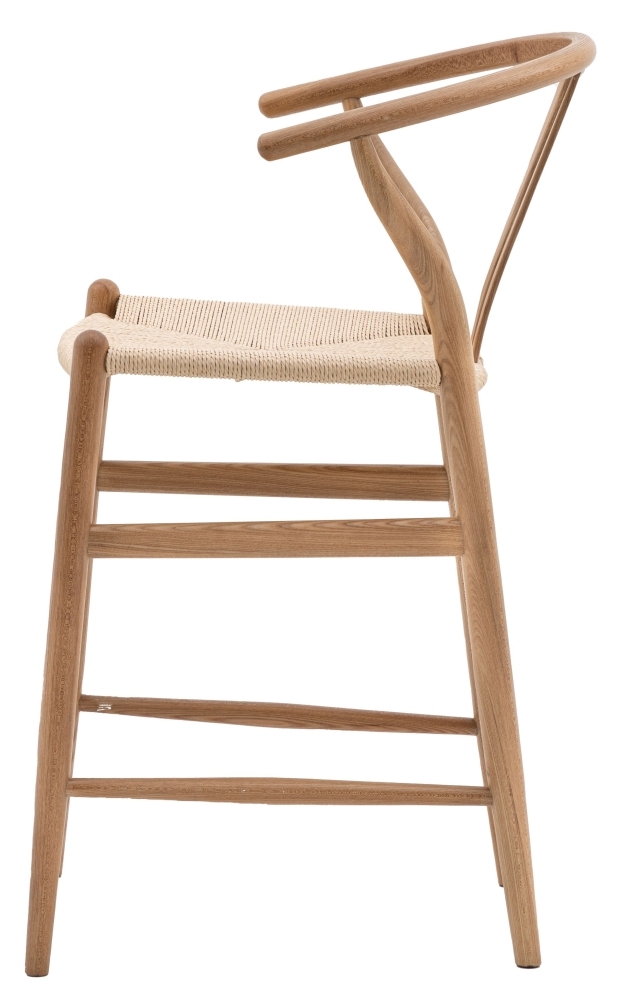 Product photograph of Set Of 2 Whitney Natural Bar Stool from Choice Furniture Superstore.