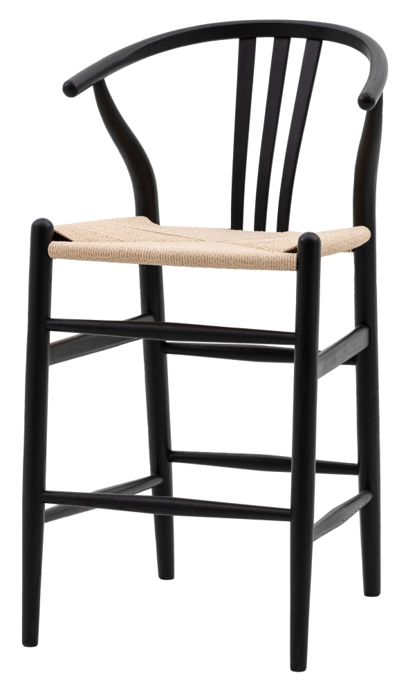 Product photograph of Set Of 2 Whitney Black Bar Stool from Choice Furniture Superstore.