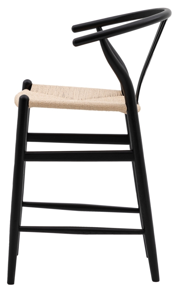 Product photograph of Set Of 2 Whitney Black Bar Stool from Choice Furniture Superstore.