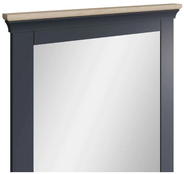 Product photograph of Margate Grey Painted Cheval Mirror - 64cm X 172cm from Choice Furniture Superstore.