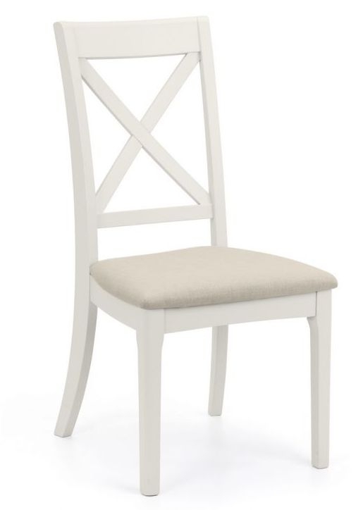 Product photograph of Provence Grey Lacquer Dining Chair Sold In Pairs from Choice Furniture Superstore.