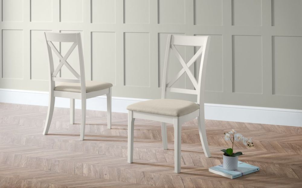 Product photograph of Provence Grey Lacquer Dining Chair Sold In Pairs from Choice Furniture Superstore.