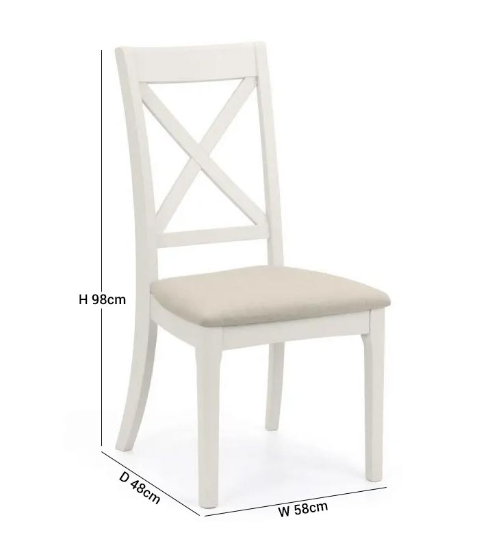 Product photograph of Provence Grey Lacquer Dining Chair Sold In Pairs from Choice Furniture Superstore.