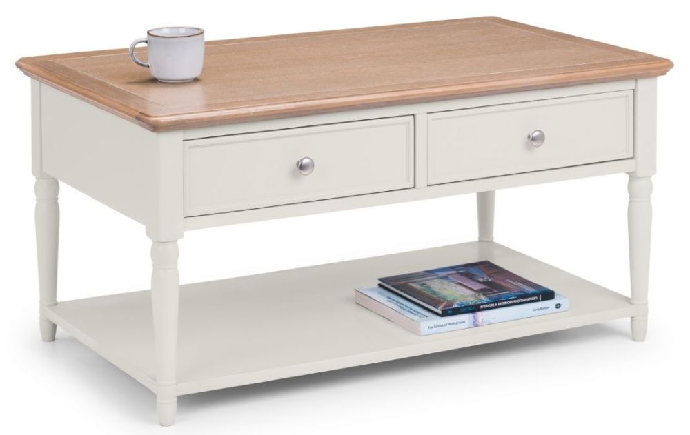 Product photograph of Provence Grey Painted Coffee Table from Choice Furniture Superstore.