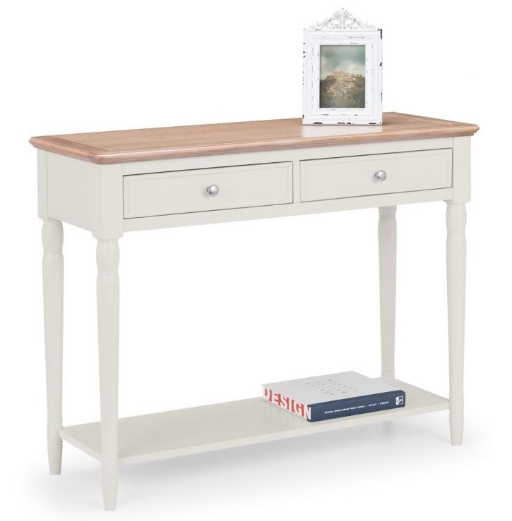 Product photograph of Provence Grey Painted Console Table from Choice Furniture Superstore.