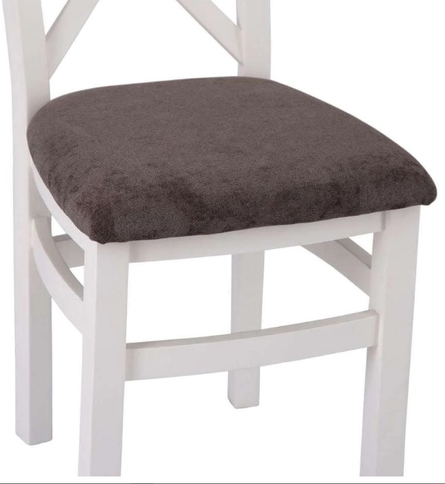 Product photograph of Aberdare Painted Cross Back Dining Chair Sold In Pairs from Choice Furniture Superstore.