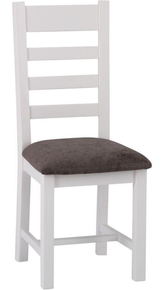 Product photograph of Aberdare Painted Ladder Back Dining Chair Sold In Pairs from Choice Furniture Superstore.