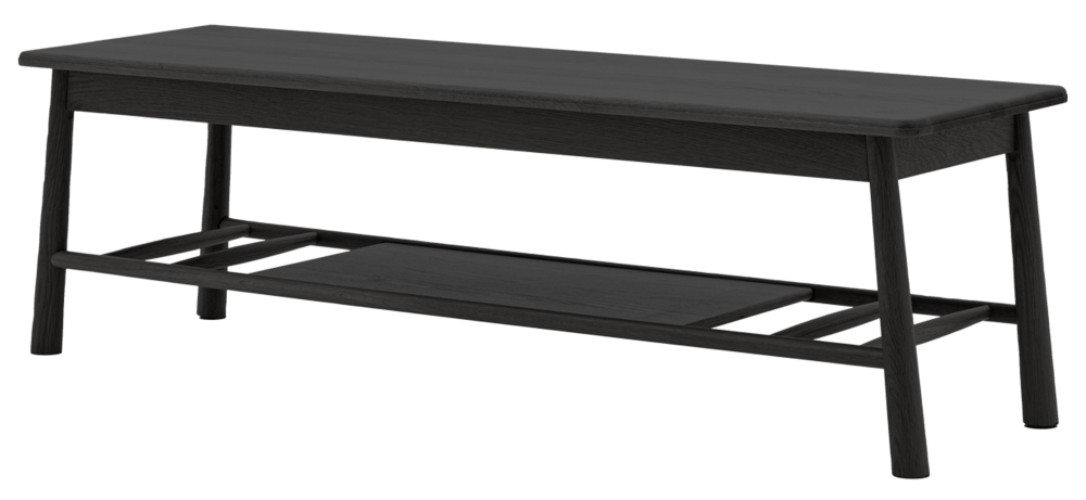 Product photograph of Wycombe Black 140cm Tv Unit from Choice Furniture Superstore.