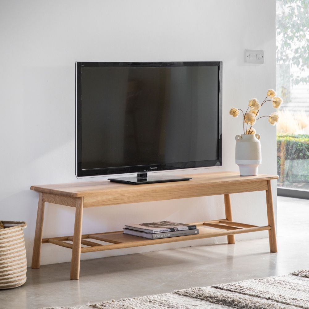 Product photograph of Armagh Media Unit - Comes In Oak And Black Options from Choice Furniture Superstore.