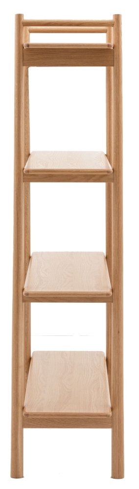 Product photograph of Wycombe Open Display Unit - Comes In Oak And Black Options from Choice Furniture Superstore.