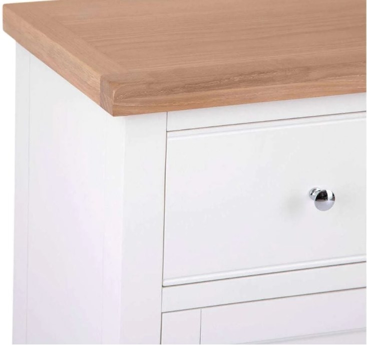 Product photograph of Aberdare Oak And Painted 2 Door 2 Drawer Standard Sideboard from Choice Furniture Superstore.