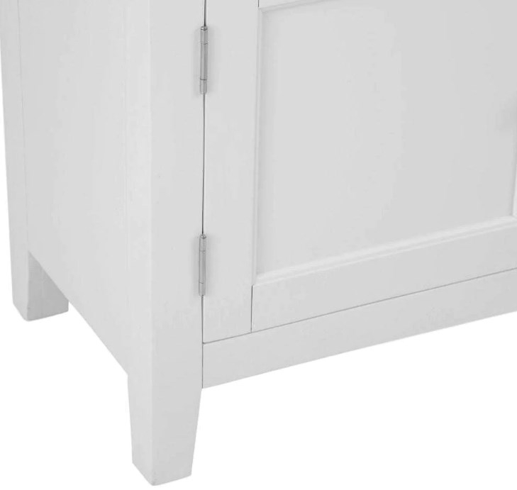 Product photograph of Aberdare Oak And White Painted 2 Door 2 Drawer Standard Sideboard from Choice Furniture Superstore.