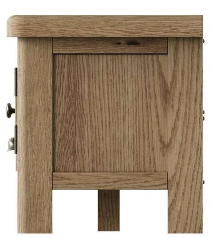 Product photograph of Hatton Oak 2 Door 1 Drawer Extra Large Tv Unit from Choice Furniture Superstore.