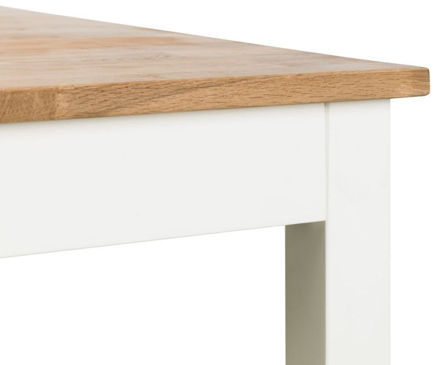 Product photograph of Coxmoor Ivory 4 Seater Dining Table from Choice Furniture Superstore.