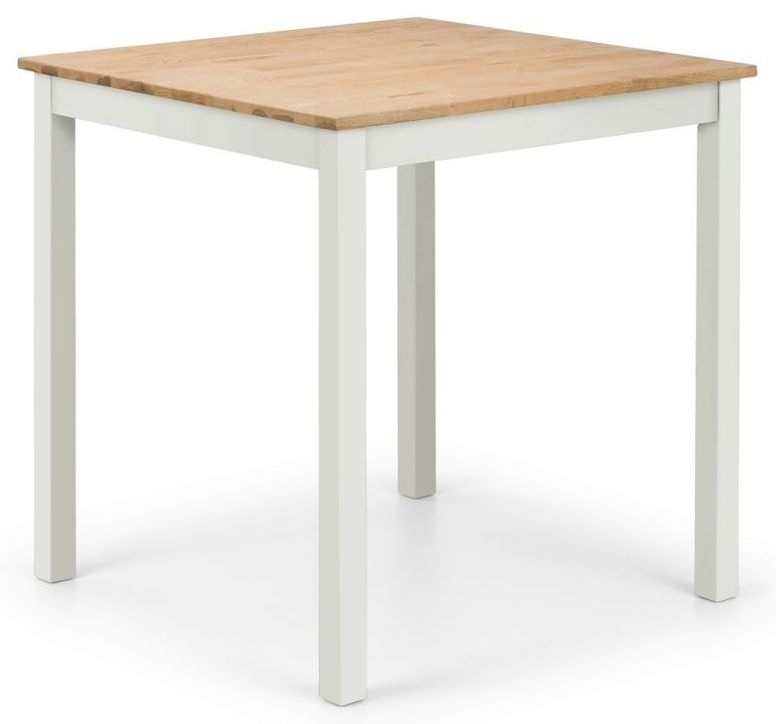 Product photograph of Coxmoor Ivory Lacquer Dining Table - 2 Seater from Choice Furniture Superstore.