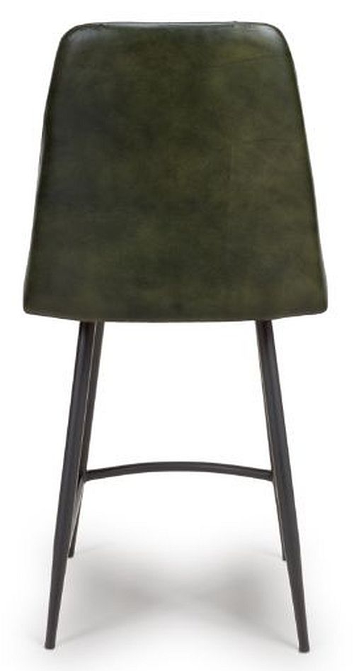 Product photograph of Bradley Green Genuine Buffalo Leather Counter Stool Sold In Pairs from Choice Furniture Superstore.