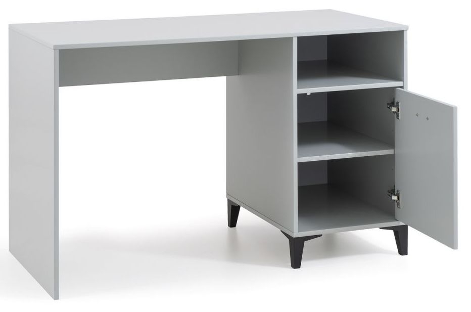 Product photograph of Lakers Grey 1 Door Locker Desk from Choice Furniture Superstore.