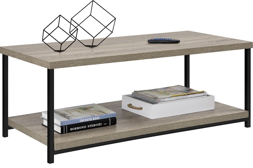 Product photograph of Alphason Elmwood Coffee Table In Distressed Grey Oak - 5049096pcomuk from Choice Furniture Superstore.