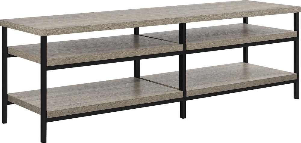 Product photograph of Dorel Home Elmwood Tv Stand In Distressed Grey Oak - 1763096pcomuk from Choice Furniture Superstore.