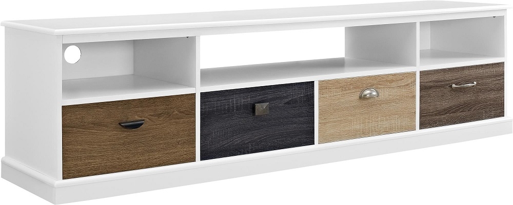 Product photograph of Alphason Mercer 4 Drawer Tv Unit from Choice Furniture Superstore.