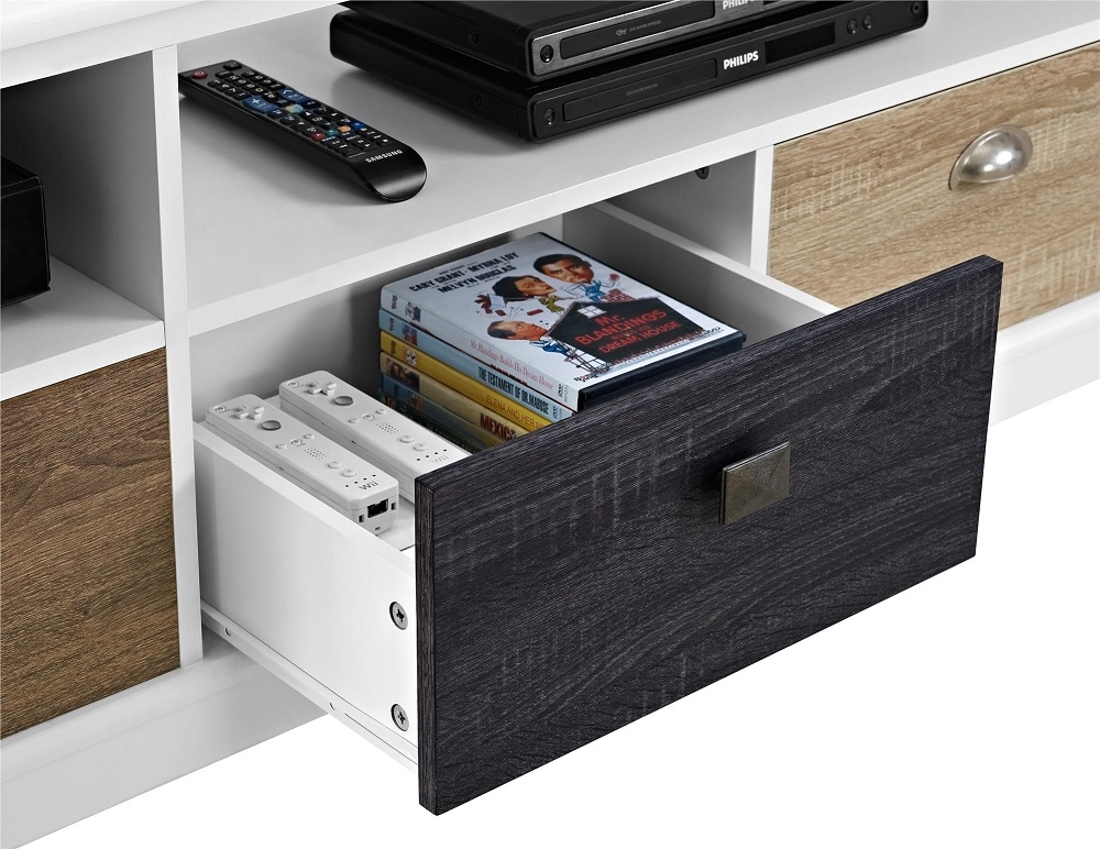 Product photograph of Alphason Mercer 4 Drawer Tv Unit from Choice Furniture Superstore.