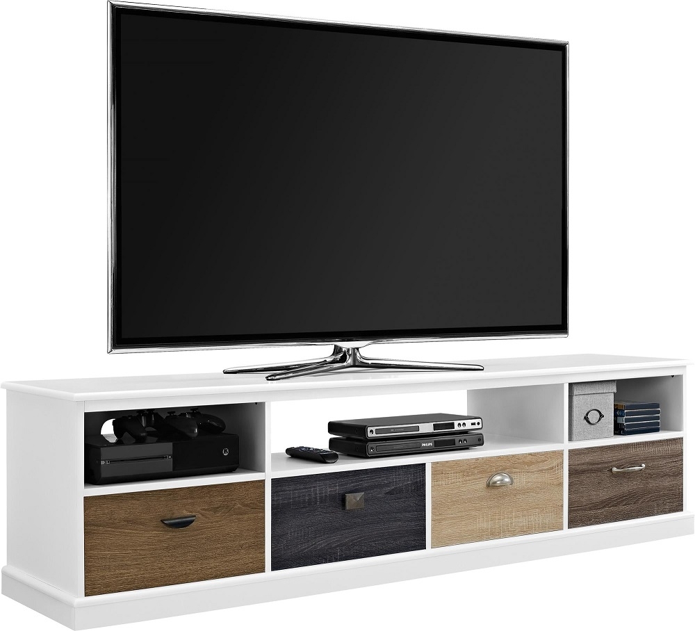 Product photograph of Alphason Mercer 4 Drawer Tv Unit from Choice Furniture Superstore.