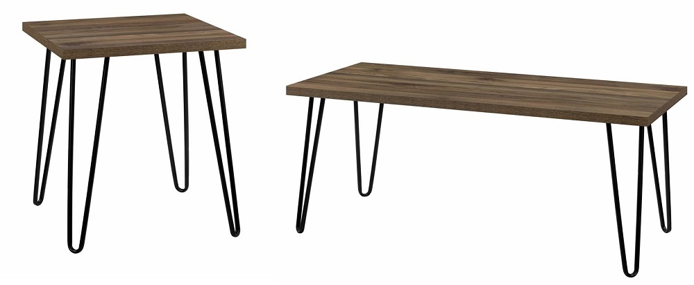 Product photograph of Alphason Owen Retro Industrial Coffee Table With Hairpin Legs from Choice Furniture Superstore.