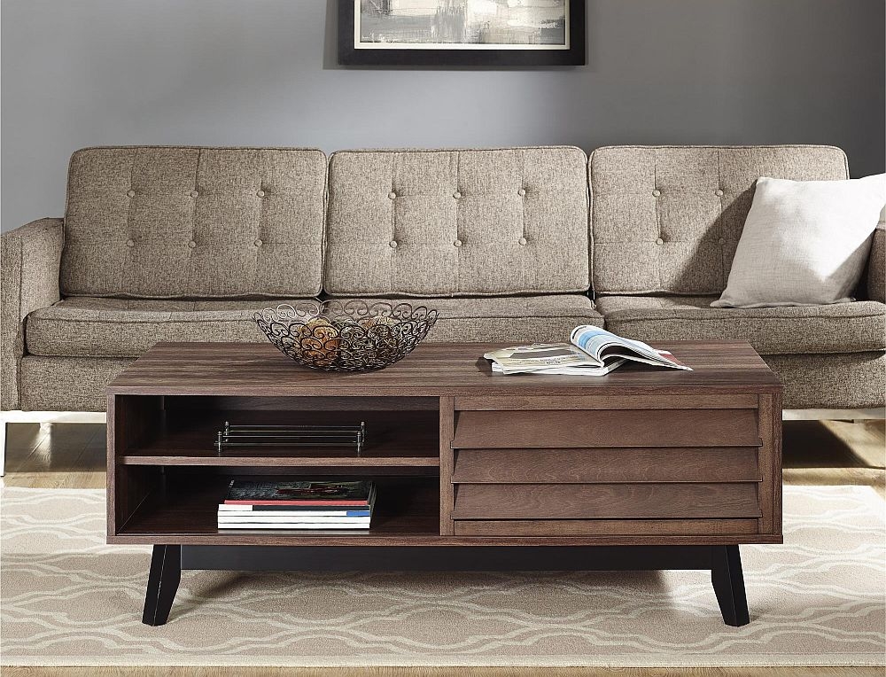 Product photograph of Alphason Vaughn Coffee Table In Walnut - 5028096comuk from Choice Furniture Superstore.