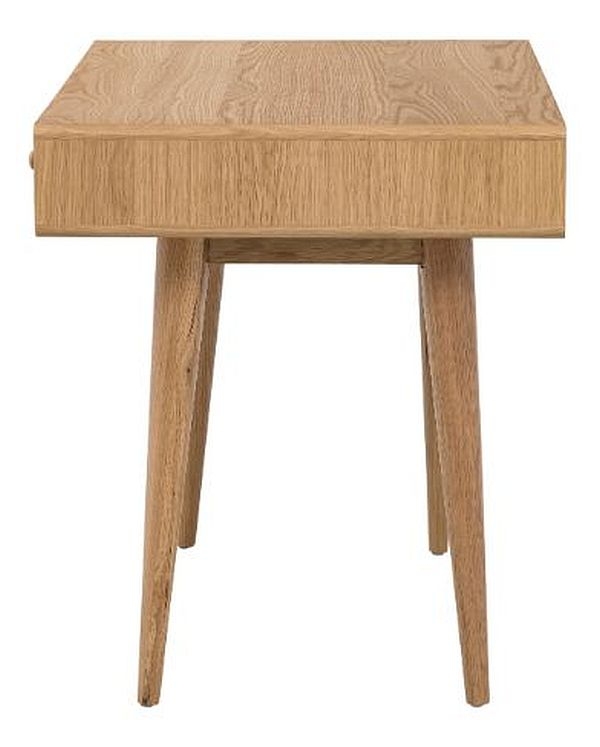 Product photograph of Jenson Oak 1 Drawer Writing Desk from Choice Furniture Superstore.