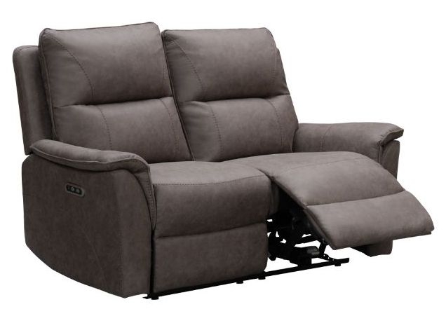 Product photograph of Kansas Truffle Faux Leather 2 Seater Sofa from Choice Furniture Superstore.