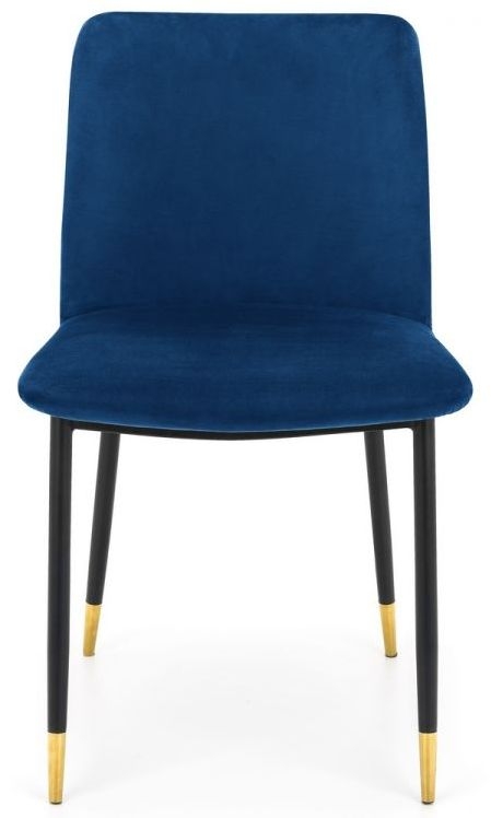 Product photograph of Findlay Square 4-6 Dining Table Set With 4 Delaunay Blue Chairs from Choice Furniture Superstore.