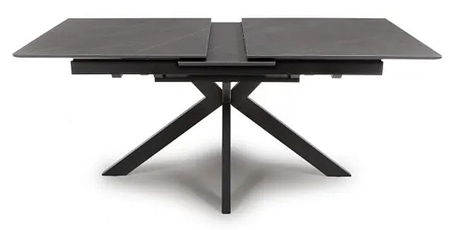 Product photograph of Lunar Grey Ceramic 6 Seater Extending Dining Table from Choice Furniture Superstore.