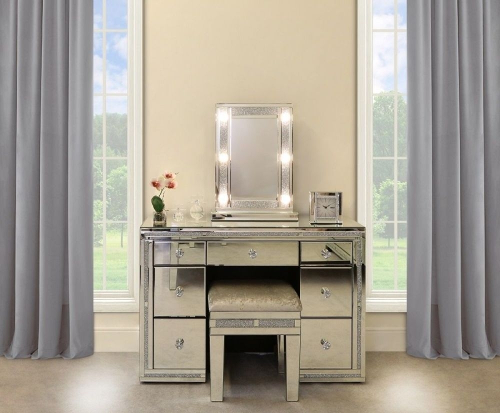 Product photograph of Clearance - Naro Broadway 9 Lights Rectangular Vanity Mirror - Fss14132 from Choice Furniture Superstore.