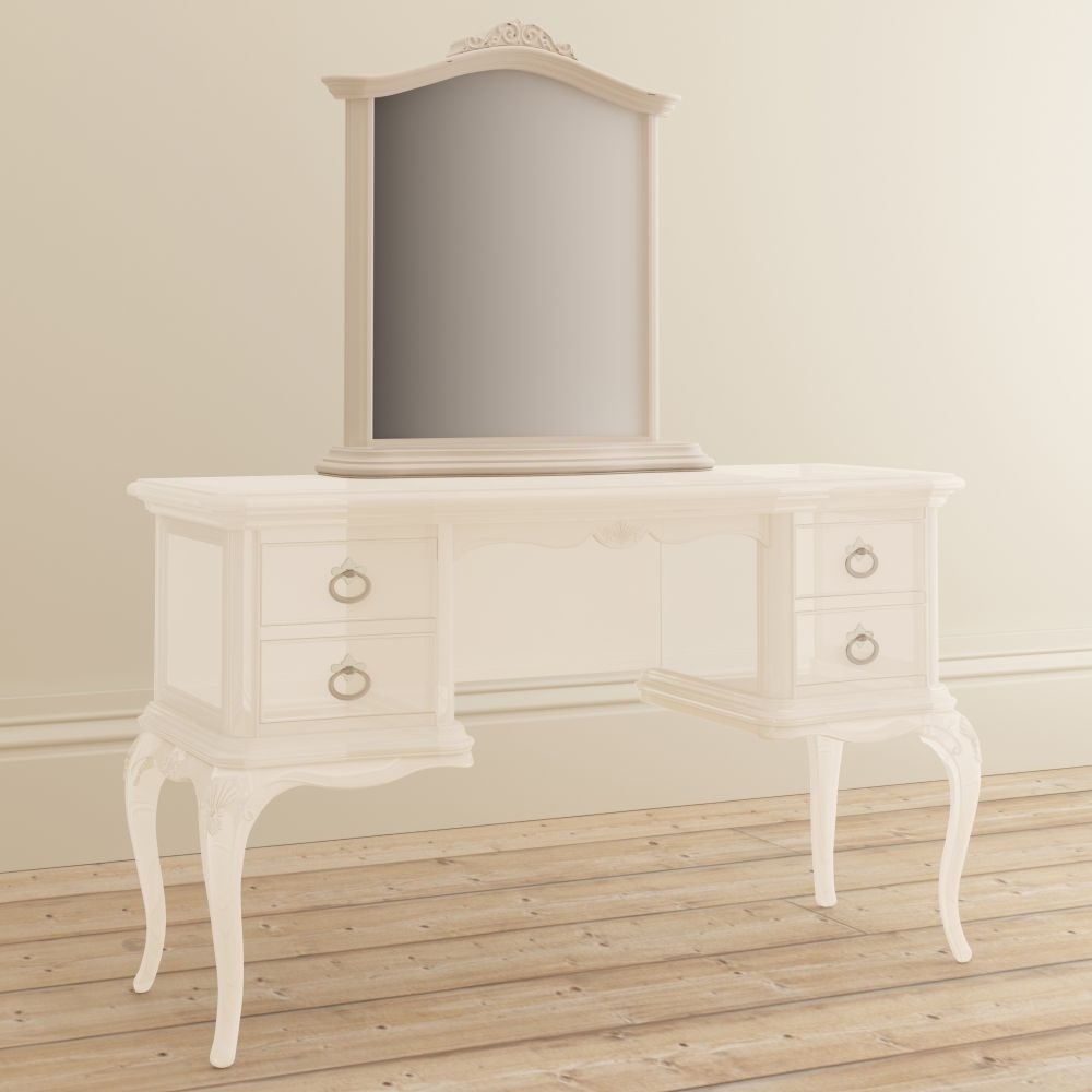 Product photograph of Clearance - Willis And Gambier Ivory Arch Mirror - Fss14258 from Choice Furniture Superstore.