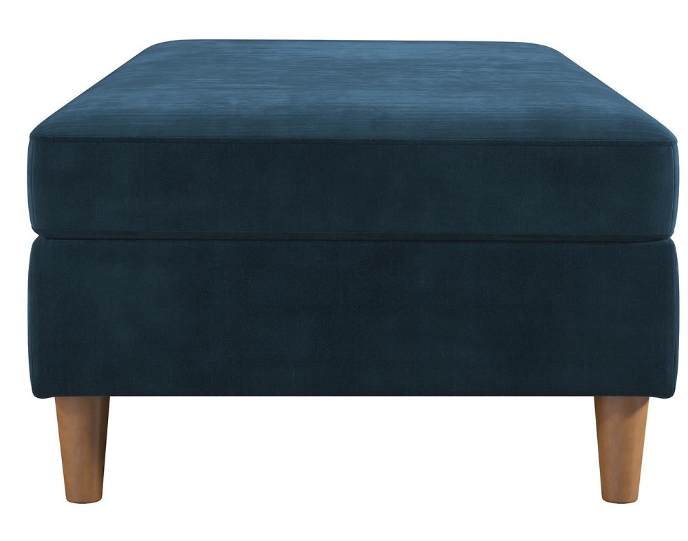 Product photograph of Hartford Chenille Fabric Storage Ottoman Bench from Choice Furniture Superstore.