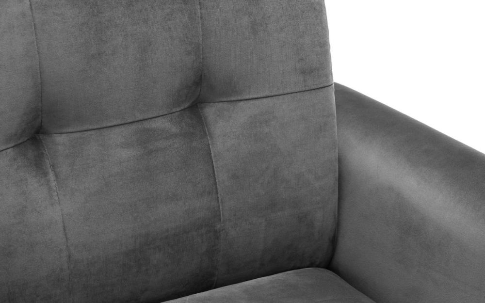 Product photograph of Monza Grey Fabric 2 Seater Sofa from Choice Furniture Superstore.