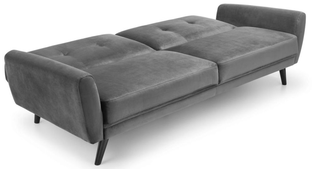 Product photograph of Monza Grey Fabric Sofabed from Choice Furniture Superstore.