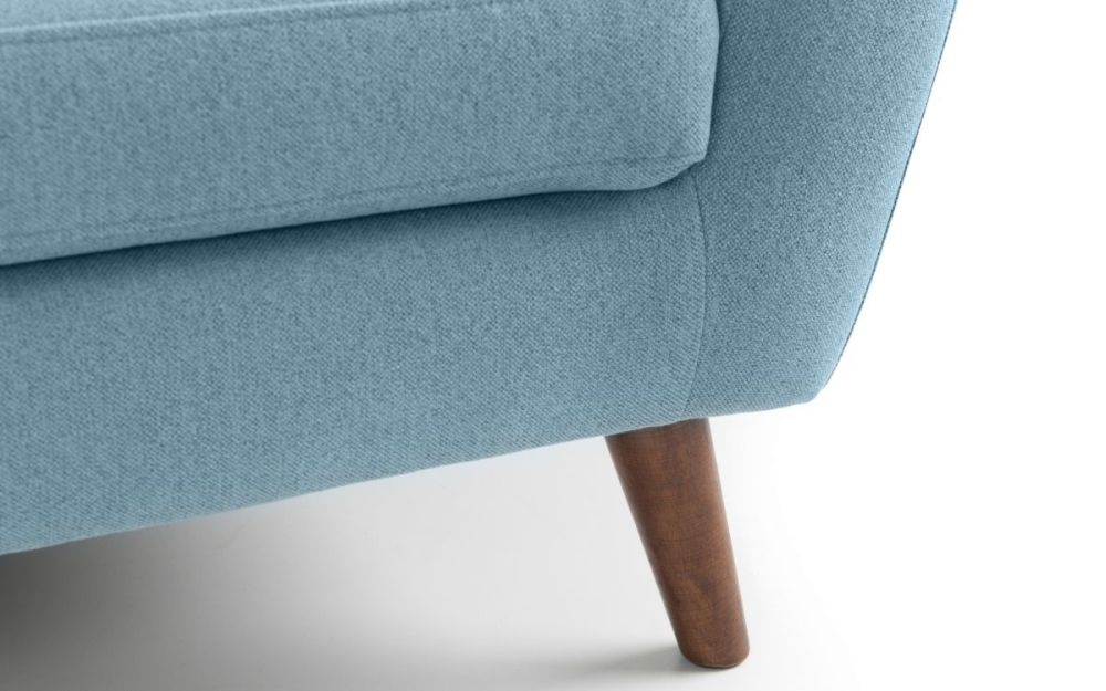 Product photograph of Monza Blue Fabric Armchair from Choice Furniture Superstore.