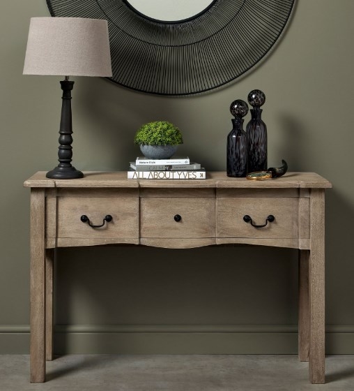 Product photograph of Hill Interiors Copgrove Wooden Console Table With 1 Drawer from Choice Furniture Superstore.