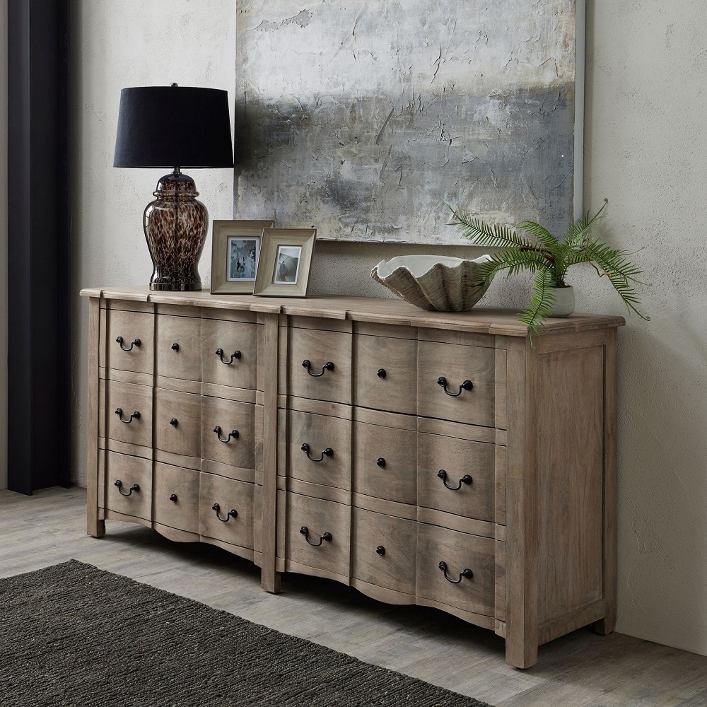 Product photograph of Copgrove Wooden 6 Drawer Chest from Choice Furniture Superstore.