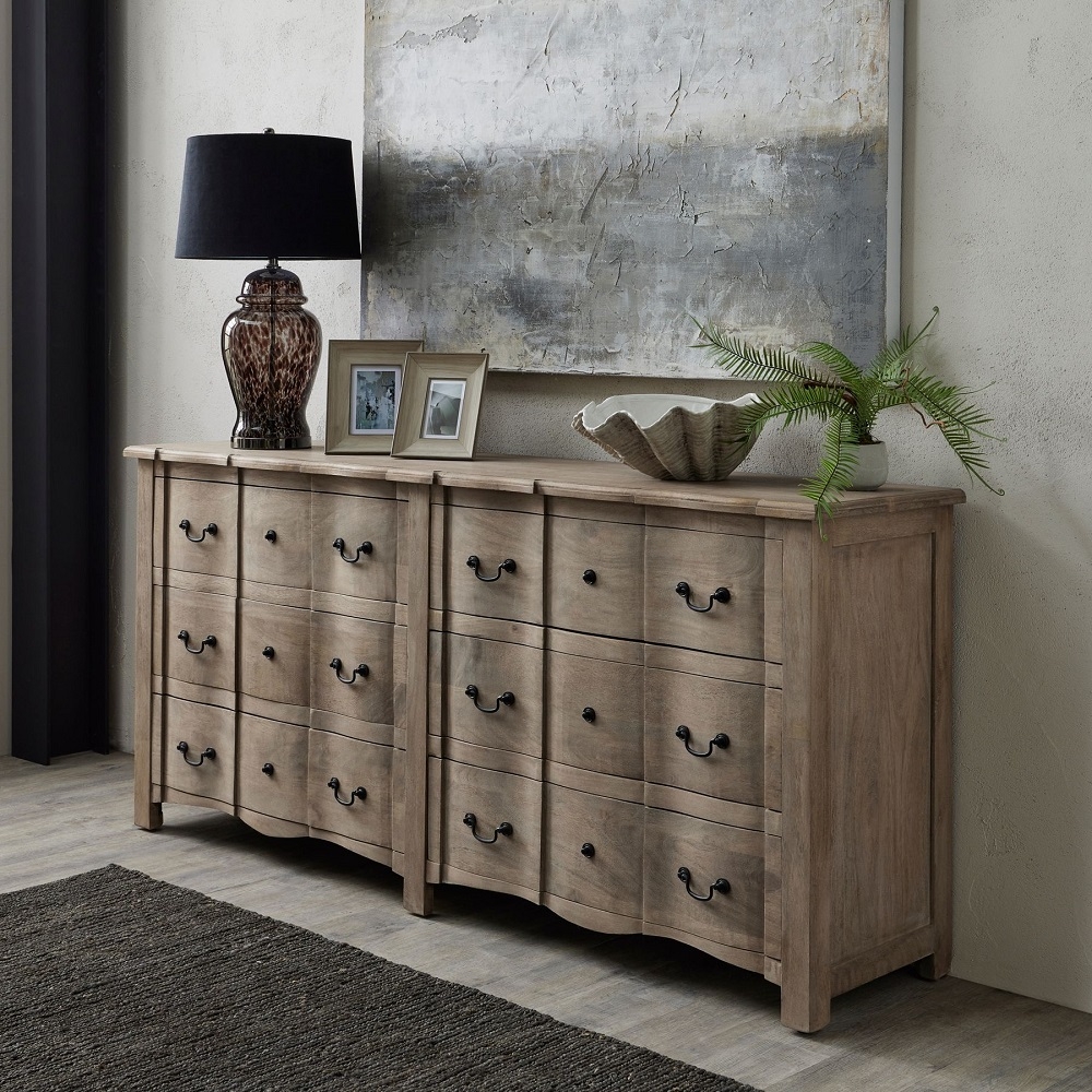 Product photograph of Hill Interiors Copgrove Wooden 6 Drawer Chest from Choice Furniture Superstore.