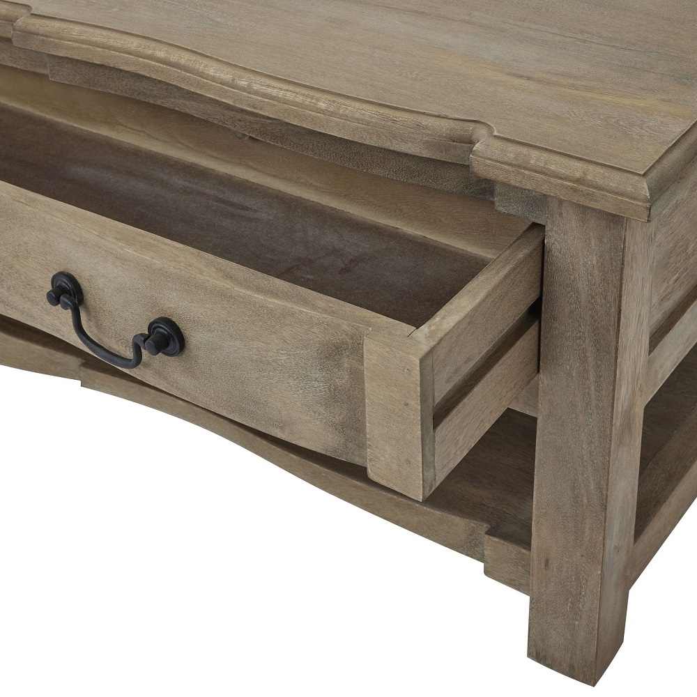 Product photograph of Hill Interiors Copgrove Wooden 2 Drawer Coffee Table from Choice Furniture Superstore.