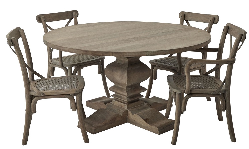 Product photograph of 2 X Copgrove Wooden Cross Back Rush Seat Dining Chair from Choice Furniture Superstore.